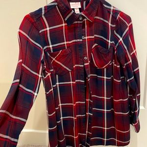 Maternity plaid isabel by Ingrid & isabel shirt blouse